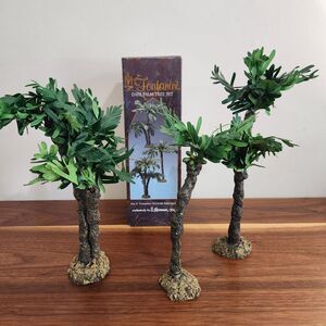 Fontanini Date Palm Tree Set of 3 Nativity 2000 Accesssory 5" Collection 55520
